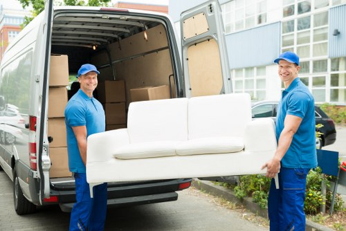 Man with van service helping with a local move in Lisson Grove