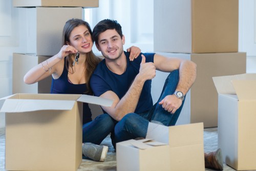 Moving van service for a residential move in Lisson Grove