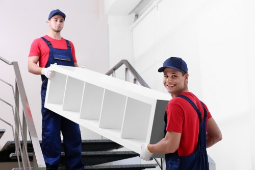 House movers assisting with a residential move in Lisson Grove