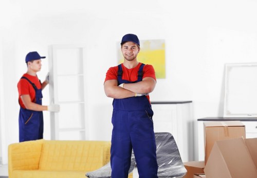 Moving team preparing a home move in Lisson Grove