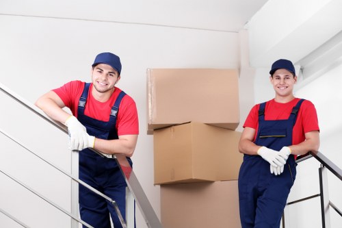 Central London moving team managing access and parking challenges