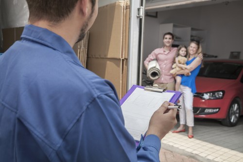 Professional packing and furniture handling for a Lisson Grove office move