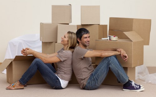 Residential flat move in Lisson Grove with careful loading