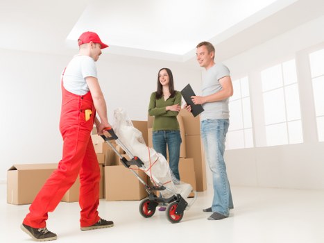 Careful furniture loading for a move near Lisson Grove