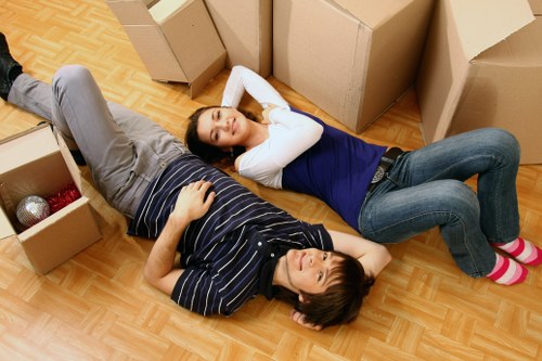 Access and parking considerations for removals in a central London street